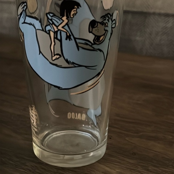 VTG Pepsi/The Jungle Book/Walt Disney World Themed Drinking Glass Tumblr BALOO - Picture 4 of 12